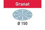 Festool 150mm schuurschijven [10x] - Granat - korrel 80 - 575156