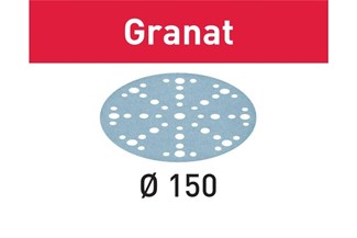 Festool 150mm schuurschijven [10x] - Granat - korrel 80 - 575156