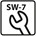 Hoenderdaal zeskantmoer [250x] - RVS-A2 - SW-7 - M4