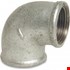 Knie 90° - Fig.90 - Staal verzinkt - binnen/binnen - 1/4"
