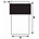 DX deurstopper - vloermontage - 29x40 mm - RVS