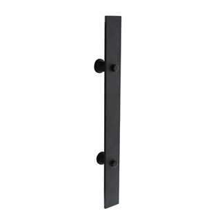 Intersteel deurgreep plat - 400 x 40 mm - mat zwart