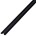 Trola rollerrailprofiel - 1303 - enkel - 3000 mm - infrees - zwart