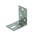 Gebr. Bodegraven hoekanker - 90x90 mm - RVS A2