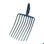 IDEALSPATEN puinvork - met D-greep - 9 tanden - rond