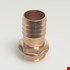 Slangpilaar - zeskant - buitendraad x slangtule - 1/2" x 16 mm