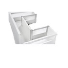 Fixol lade uitsparings set alu. max 223x454mm