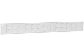 Nedco schuifrooster kunststof wit 370 x 40 mm