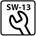 Hoenderdaal houtdraadbout - VZ - SW-13 - 8x150mm