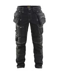Blåkläder X1900 werkbroek denim stretch zwart maat 52