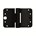 BSW Portus extra sterk veiligheidsscharnier VV 090-7/100 x 152 mm - 180 kg - mat zwart BV
