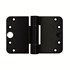 BSW Portus extra sterk veiligheidsscharnier VV 090-7/100 x 152 mm - 180 kg - mat zwart BV