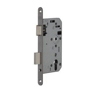 Nemef project insteek cilinder dag-nachtslot - PC72 - doornmaat 60 mm - RVS voorplaat - 449/17 - Rs/Ls