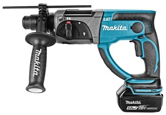 Makita accu combihamer - DHR202RTJ - SDS-Plus - 18V - 2x5.0 Ah accu en snellader - in Mbox