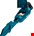 Makita accu steelstofzuiger - DCL282FZ - 18V - blauw - excl. accu en lader - in doos