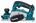 Makita accu schaafmachine - DKP180ZJ - 18V - 82 mm -  excl. accu en lader - in Mbox