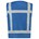 Tricorp Reflectievest 453014 - Fluor Royalblue - maat 3XL / 4XL