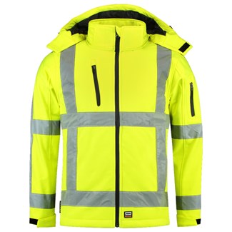 Tricorp soft shell jack RWS - Safety - 403003 - fluor geel - maat M