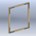 Gebr. Bodegraven raamhoek recht - 40x40mm - galfan