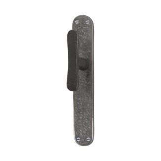 Dauby deurkruk op schild - Pure PHT"T+T" / P40 - ruw metaal - blind