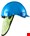 INUTEQ NECKCOOL HELMET BASIC verkoelings-nekcap voor de bouwhelm geel