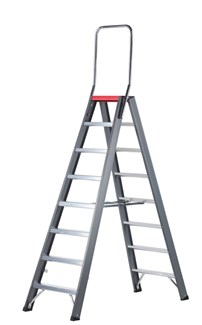 Altrex dubbel oploopbare trap - Falco - FDO 8 - max. werkhoogte 3,90 m - 2 x 8 treden