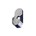Manart kastroededrager - 717 - zamac  - 49x18 mm met pennen