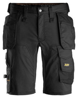 Snickers Workwear 6141 Korte broek met holsterzakken zwart - maat 52