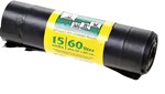 KOMO afvalzakken met trekband 60L [15x] op rol - 60x80 cm 