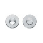 Intersteel toilet-/badkamersluiting met rond rozet - Ø 49 mm - mat chroom