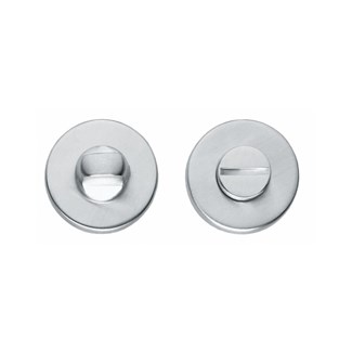 Intersteel toilet-/badkamersluiting met rond rozet - Ø 49 mm - mat chroom
