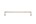 Dauby houder + 2 lange eindsteunen - Pure Plus Square - ruw brons - 1000 mm
