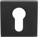 Formani LSQBY50 SQUARE cilinderplaatje mat zwart