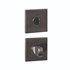 Intersteel WC-sluiting verdekt 53x53x6mm met stift 6-8mm PVD Antraciet