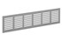 Nedco ventilatiestrip aluminium 300 x 80mm F1