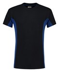 Tricorp T-shirt Bi-Color - Workwear - 102002 - marine blauw/koningsblauw - maat L