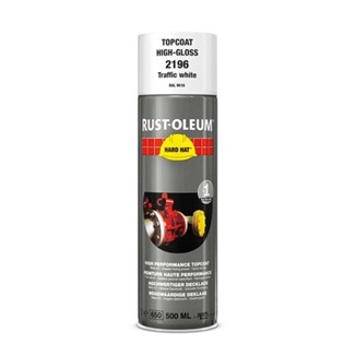 Rust-Oleum Hard hat® 2196 verkeerswit 500ml RAL9016