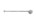 Dauby toiletrolhouder enkel - Pure Plus - wit brons - 350 mm - links