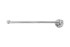 Dauby toiletrolhouder enkel - Pure Plus - wit brons - 350 mm - links