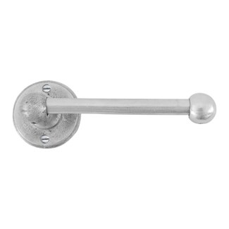 Dauby toiletrolhouder enkel - Pure Plus - mat wit brons - 150 mm - rechts