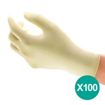 Ansell MICROFLEX® 63-864 latex wegwerphandschoenen (100x) naturel - poedervrij maat 8/M 