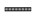 Nedco op-/inbouw plintrooster - 400x60mm - zwart - aluminium