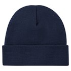 Nilton's gebreide muts met omslag marine blauw 1450-14-A14