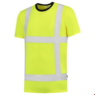 Tricorp 103005 T-shirt RWS Birdseye - fluor yellow - maat 3XL