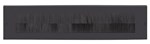 Formani LB535BI BASICS briefplaat met tochtborstel pvd gunmetal