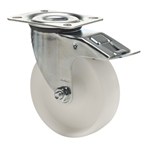 Colson Zwenkwiel nylon met rem 160 mm - 350 kg