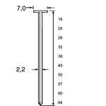 Dutack T-nagels TN22 38 mm [1.000] CSt
