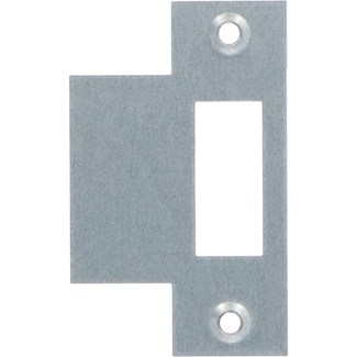 Nemef sluitplaat rechthoekig P1255/12/T Verzinkt - korte lip