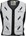 INUTEQ DRY BODYCOOL SMART-X koelvest zilver S