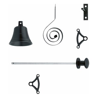 Intersteel trekbel garnituur - zwart